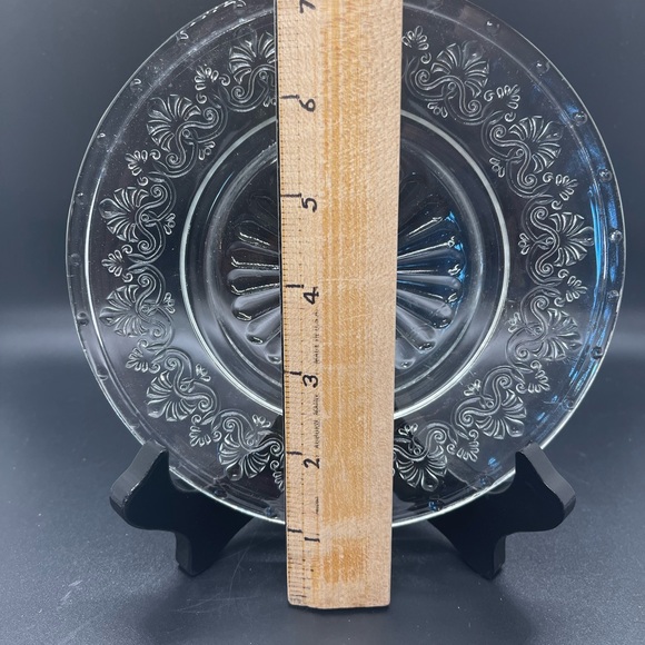 Appetizer Plates Pioneer Woman Set Of 4 Clear With Embossed Detail New In Box - Picture 5 of 9